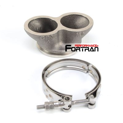 Twin scroll Turbine Housing inlet V-band flange Fit Tial GT30 GT35 813444-0001