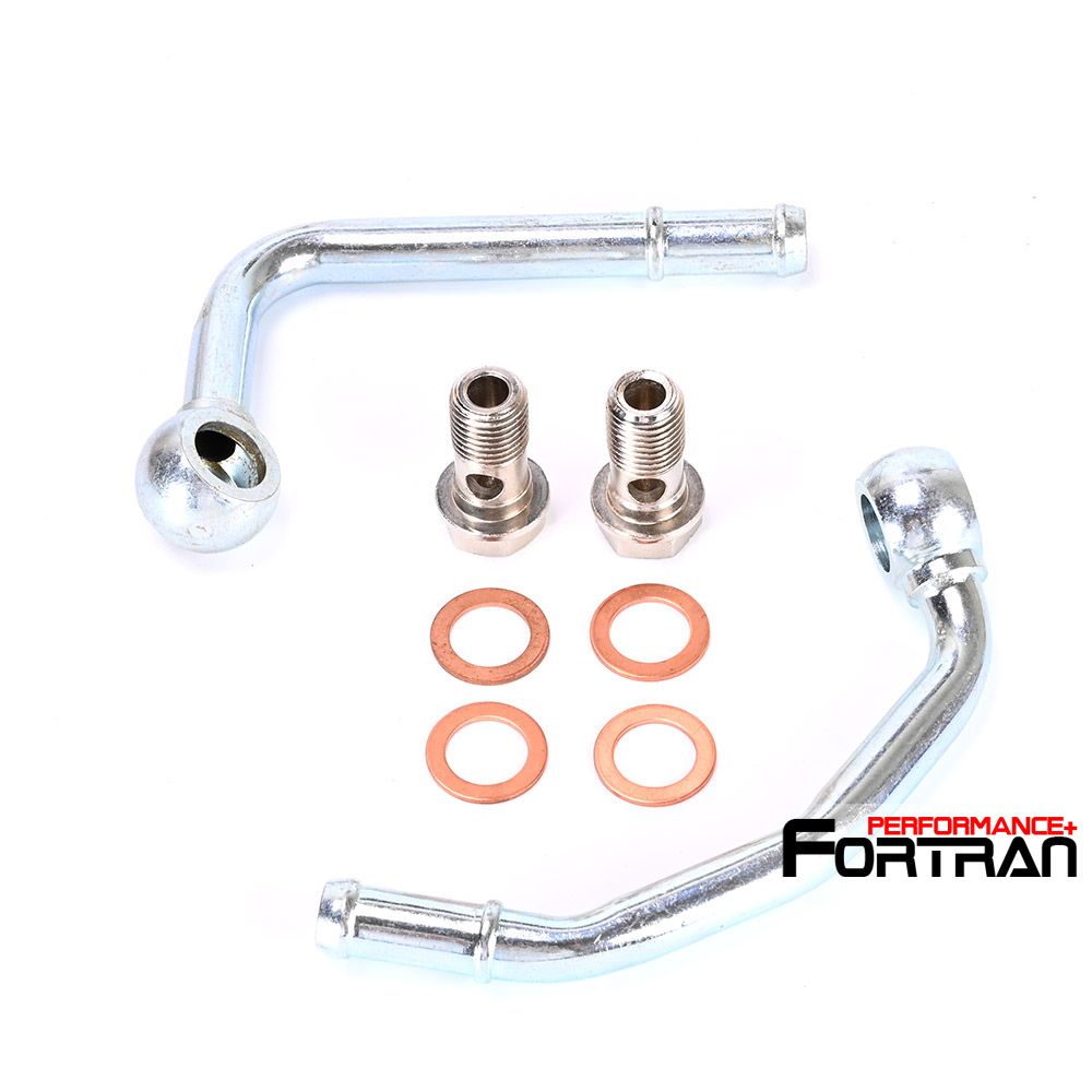 Turbo Water Pipe kit for SUBARU EJ20 25 w/ Mitsubishi TD05 TD06 Turbo