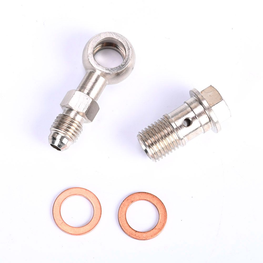Turbo Oil Feed Banjo Kit M12x1.25mm w/ 1.0mm restrictor For Stock RB20 RB25 Turbo