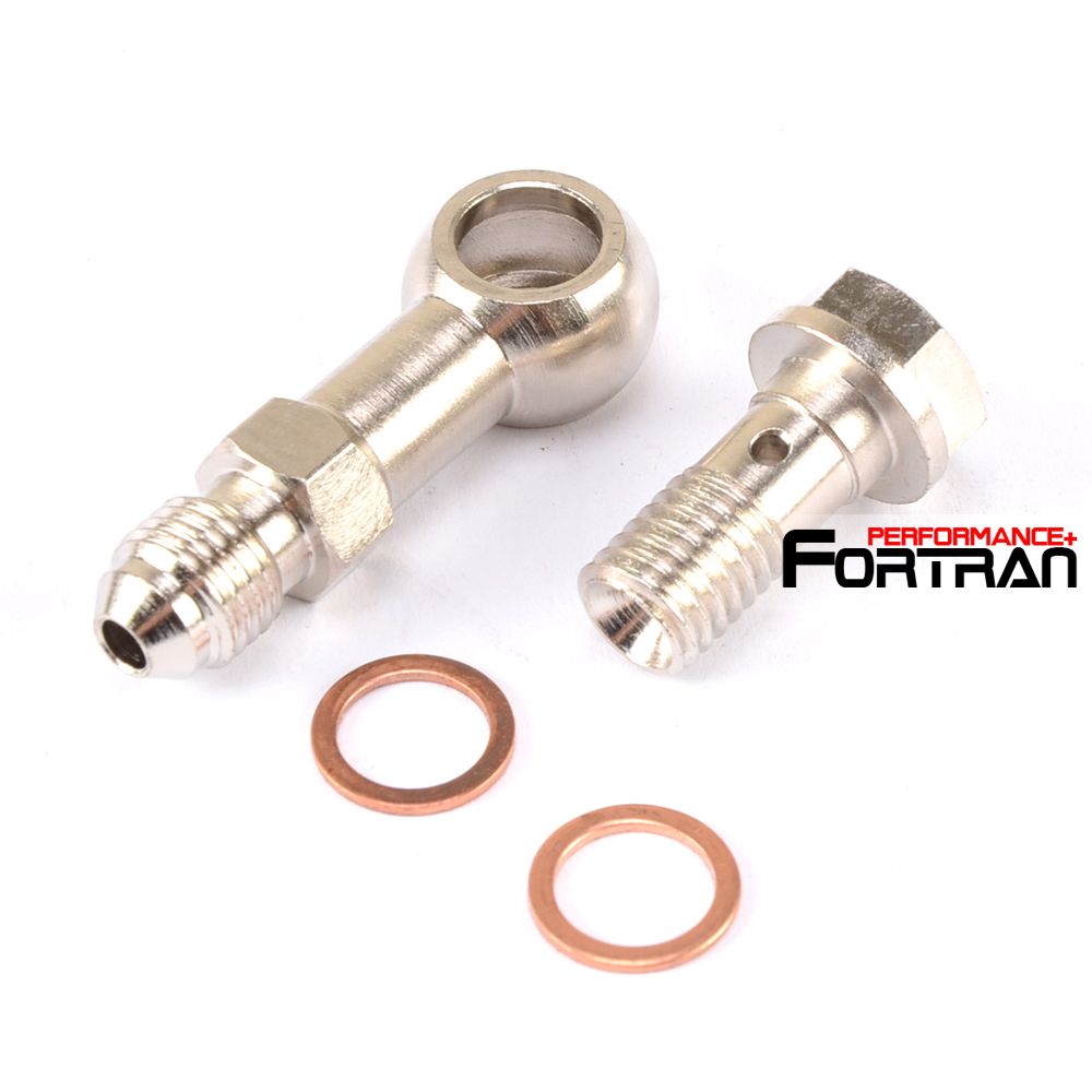 Turbo Banjo Bolt M10x1.0mm to 4AN Oil Feed TD025 GT15 17 20 22 K03 KP35-0002 BV38 BV39