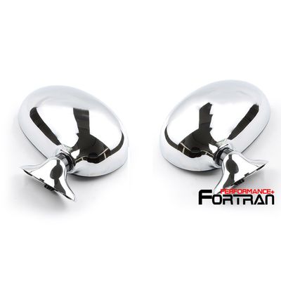Chrome Door Wing MIRROR For MAZDA MIATA 90~98 MX5 MK1 / Anti-Dazzle Blue Glass