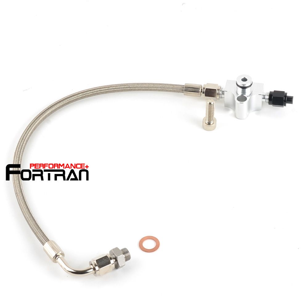 Oil Feed line &amp; Return oil pip kit fit BMW N54 3.0L 135i 335i 535i w/ G series G25 G30 G35