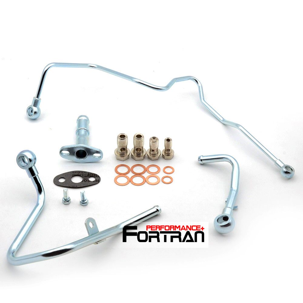 Turbo Oil Water Line Kit for Mitsubishi Lancer EVO X / 10 TD05H TD05HA Turbo