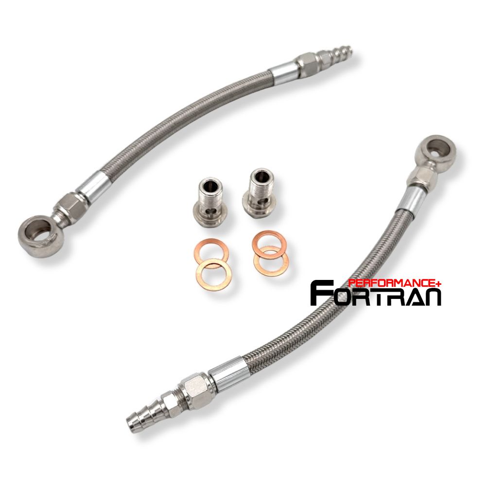 Turbo DIY Turbo Water Line Kit M18 x 1.5mm 6AN For Garrett T4 T04B T04E Turbos