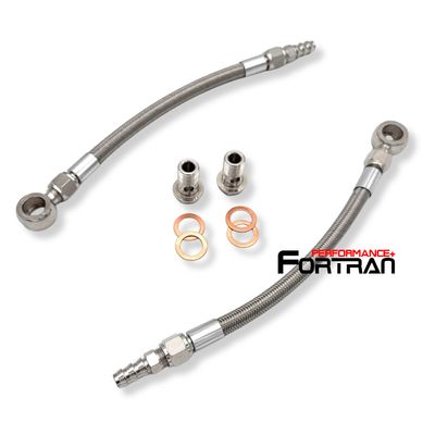 Turbo DIY Turbo Water Line Kit M18 x 1.5mm 6AN For Garrett T4 T04B T04E Turbos