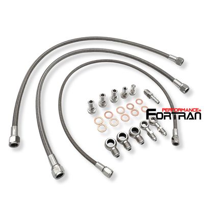Turbo Oil Water Line FOR Nissan Skyline RB25DET 6AN Line with G series G25 G30 G35
