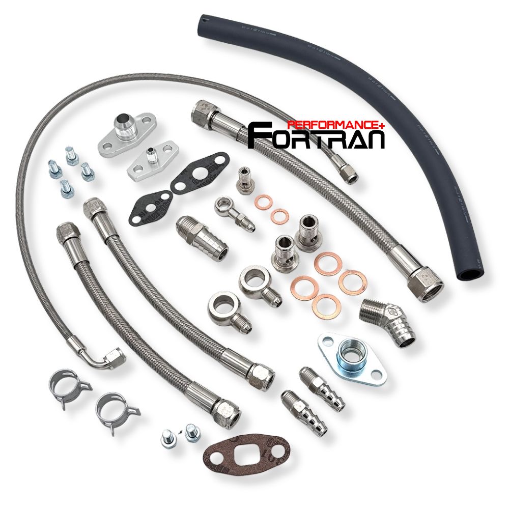 Turbo Oil Water Line Kit TOYOTA 1JZ- 2JZ-GTE GT3788R GT4094R Ball Bearing
