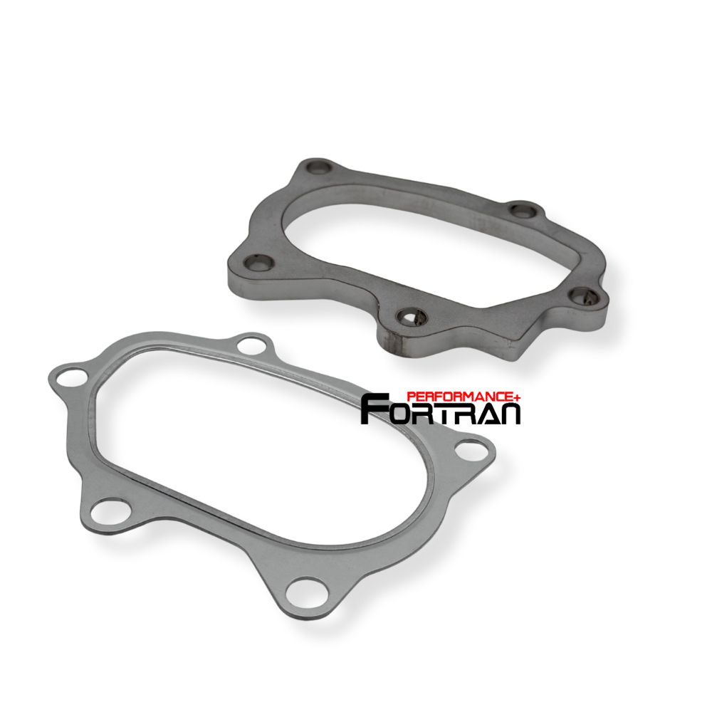 Turbo Turbine Outlet Flange / downpipe Flange Fit SUBARU EJ20 EJ25 WRX STI