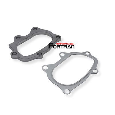 Turbo Turbine Outlet Flange / downpipe Flange Fit SUBARU EJ20 EJ25 WRX STI
