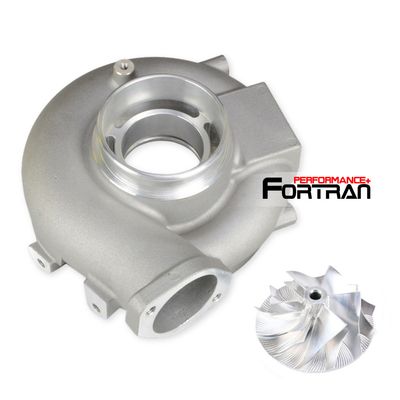 EVO9 3" inlet Anti Surge Turbo Compressor Housing + 20G 6+6 Blade Billet wheel