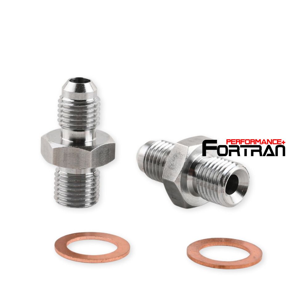 SUS304 Turbo Coolant Adapter fitting M12x1.25 mm Fit MHI TF035 TD04 TD04H TD04HL