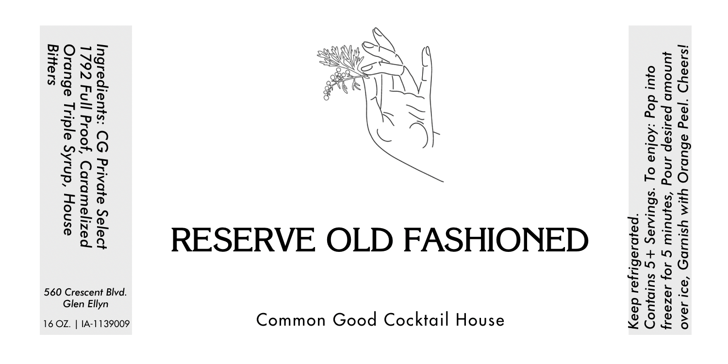 Reserve Old Fashioned