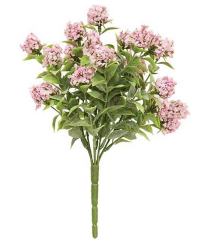 Pink Late Bloomer Floral Pick Decor