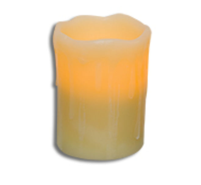 4&quot; Ivory TIMER Pillar Candle