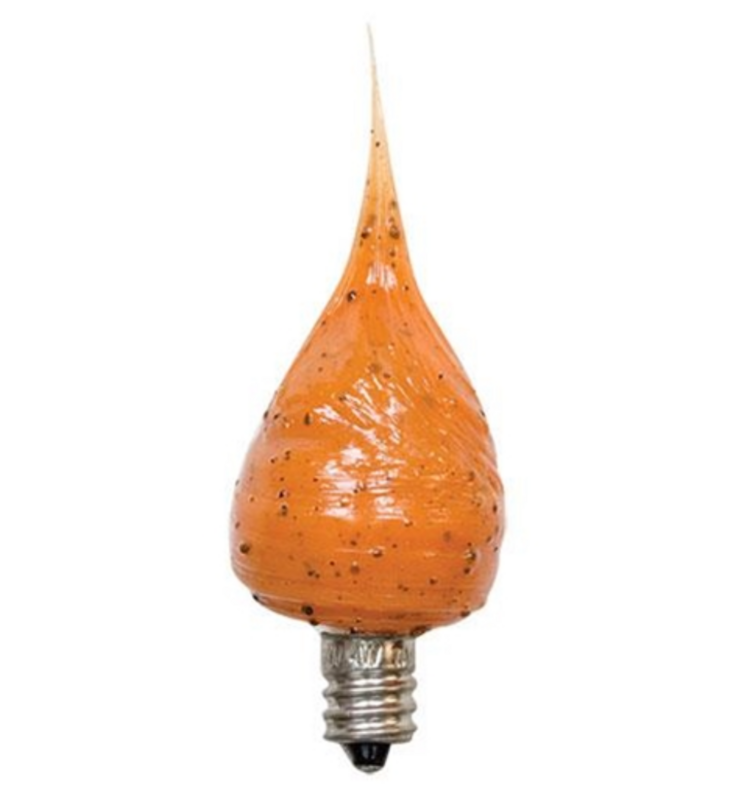 Pumpkin Spice Silicone Dipped Light Bulb Decorative