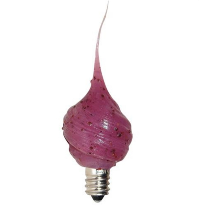 Cranberry Scented Silicone Dipped Light Bulb Decorative