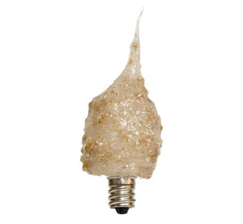Cappuccino Silicone Dipped Light Bulb Decorative