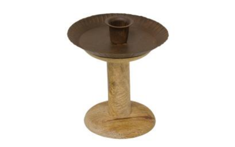 4-1/2&quot; Spool Taper Candle Holder