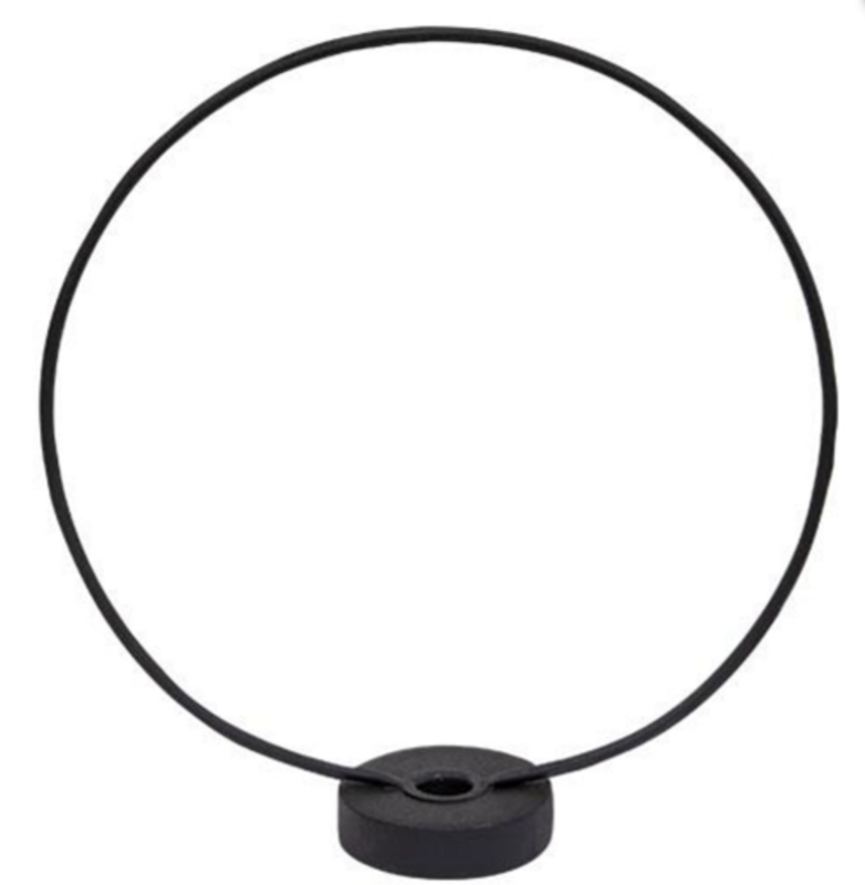Black Halo Taper Candle Holder Small