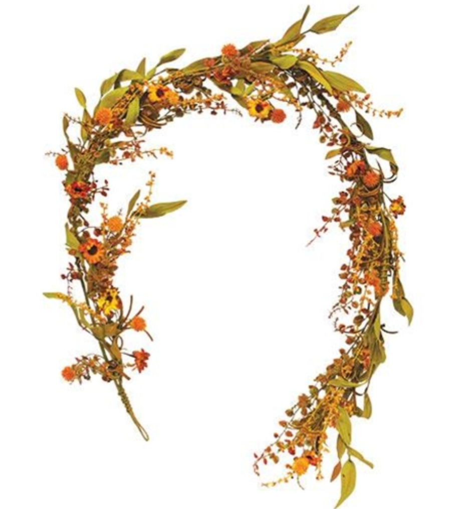 60&quot; Autumn Garden Garland