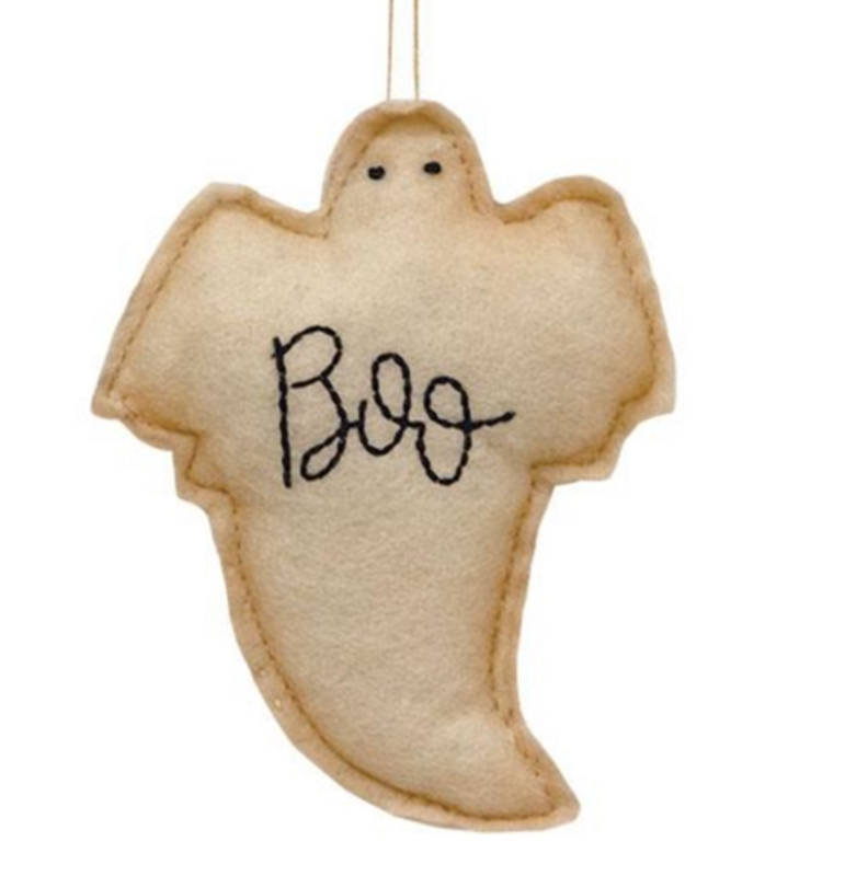 Felt Ghost BOO Ornament