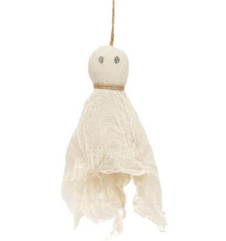 Spooky Ghost Fabric Ornament Decor Accent