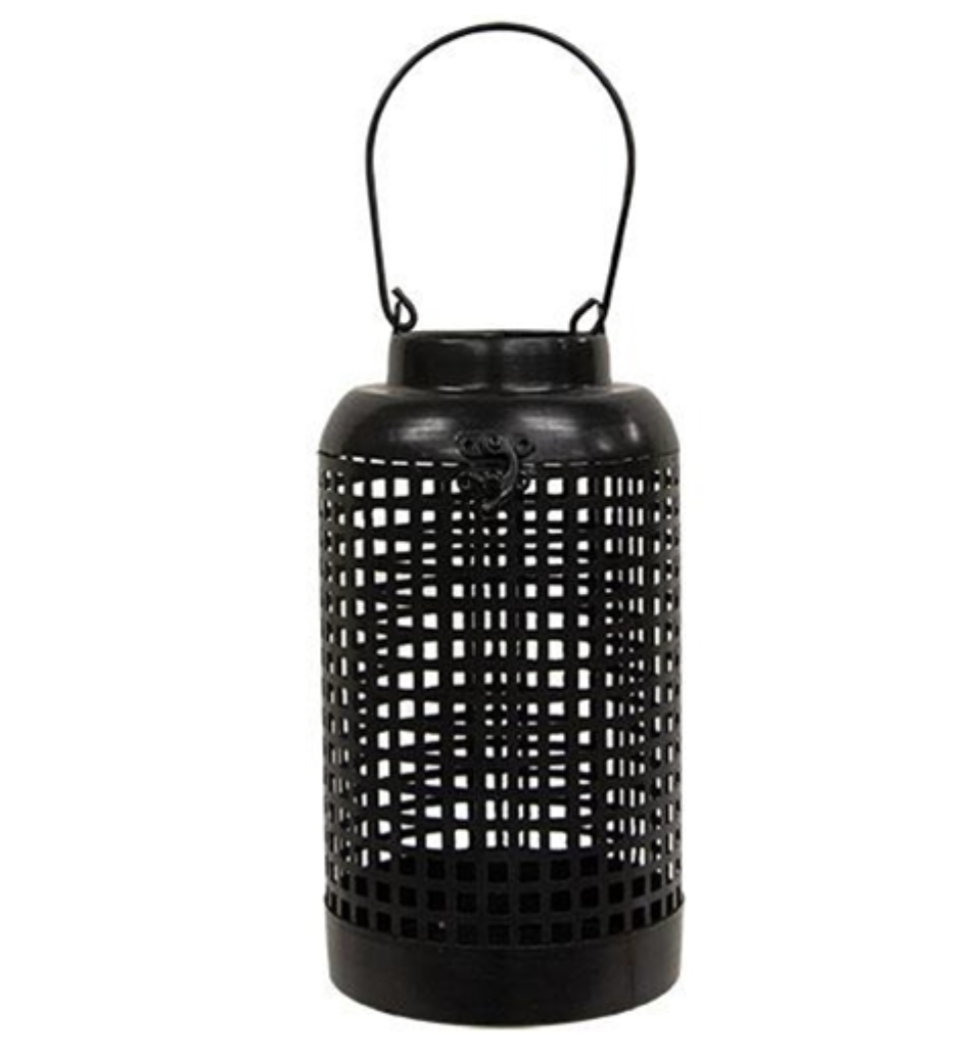 Black Metal Hanging Porch Lantern