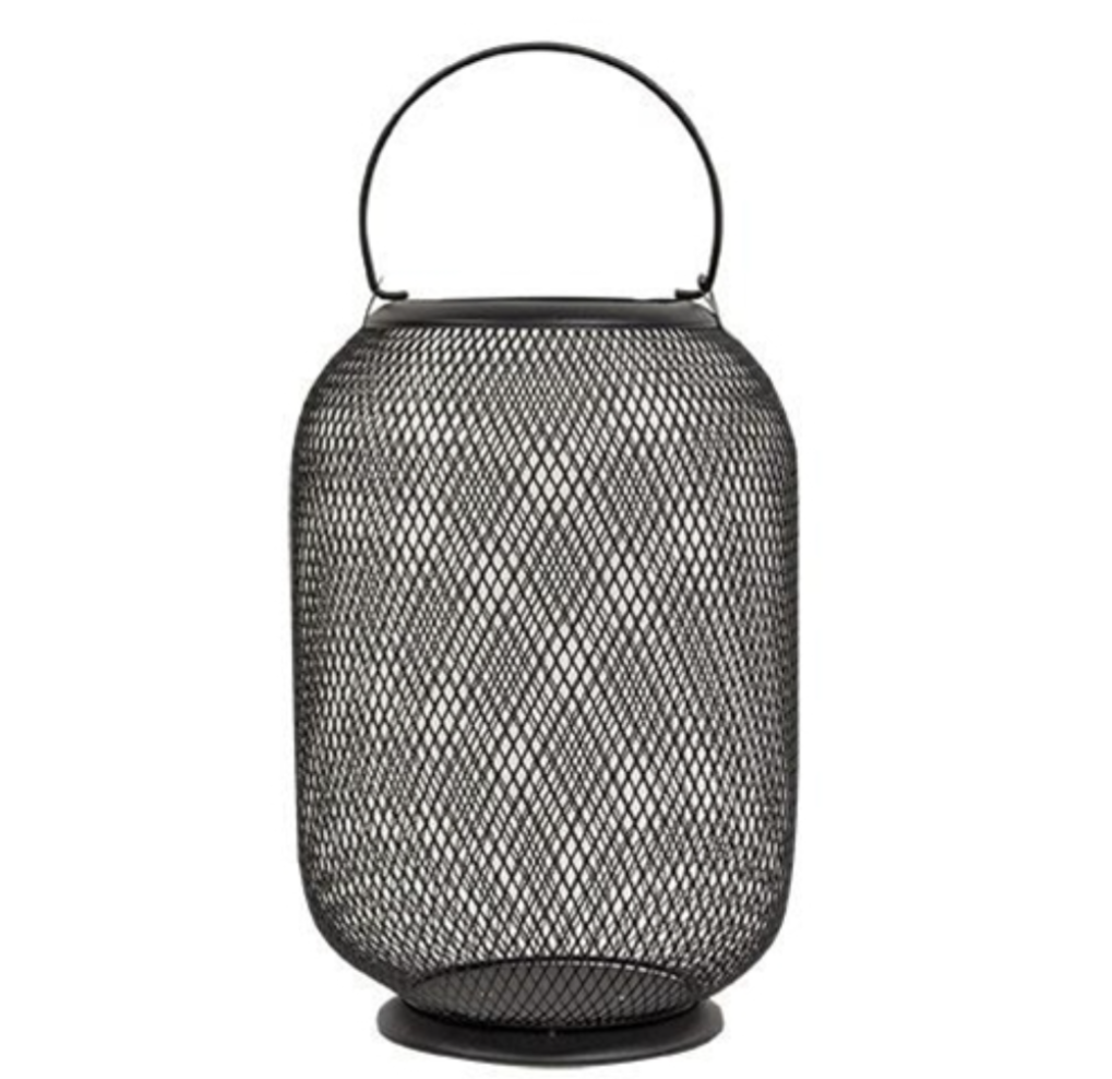 Black Wire Mesh Lantern