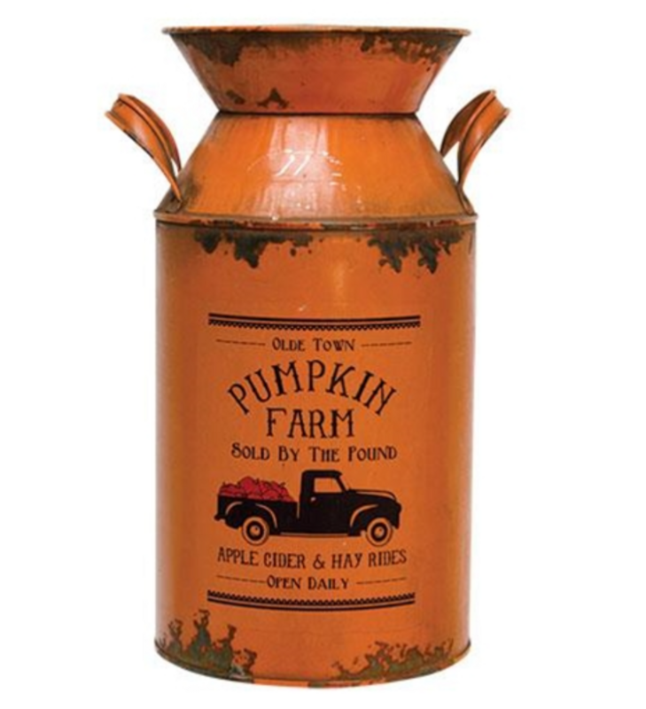 Pumpkin Farm Milk Can