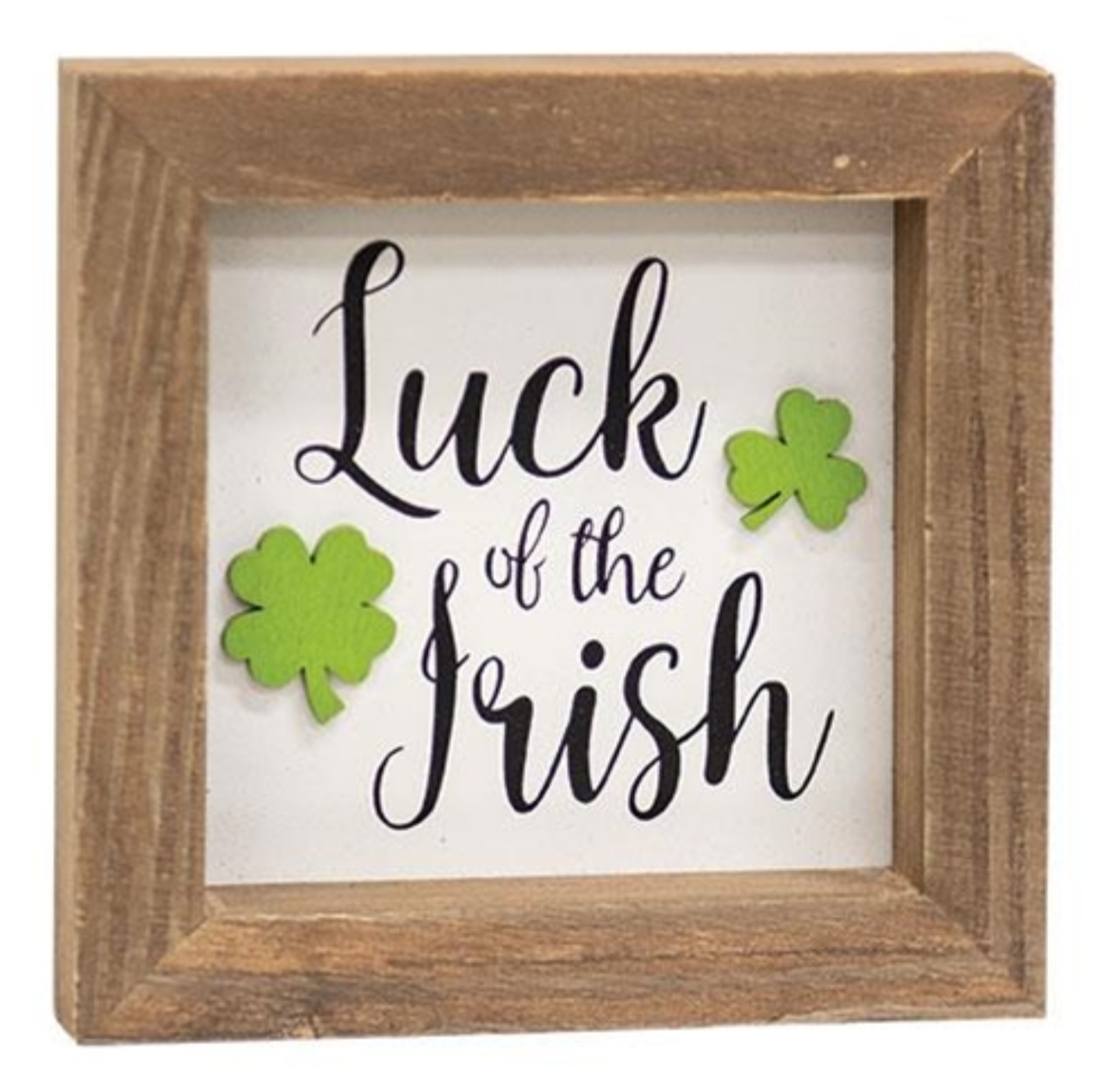 Luck of the Irish Shadowbox Frame