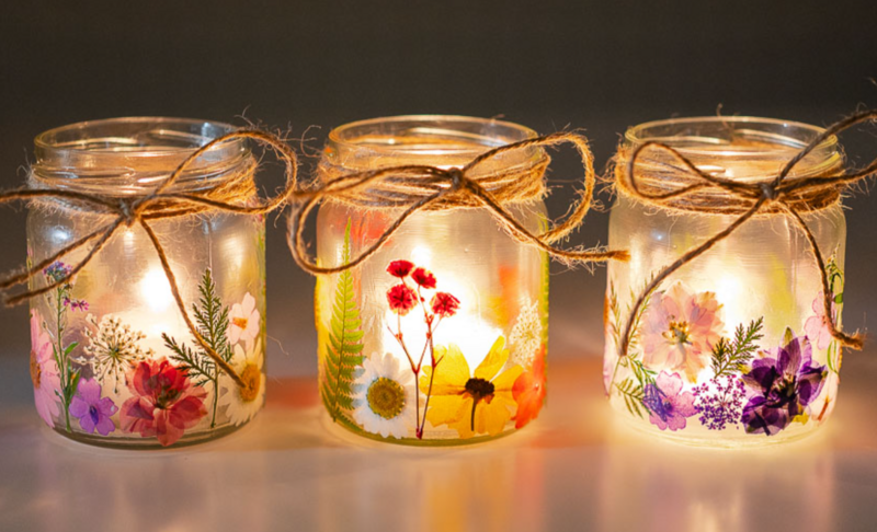 DIY Workshop: Dried Floral Candle Holder Trio - May 16th