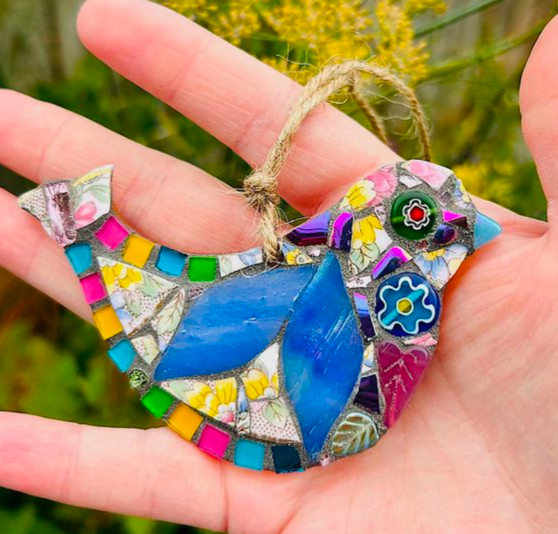 DIY Workshop: Hanging Mosaic Bird - June 19th (6:30pm-8:30pm)