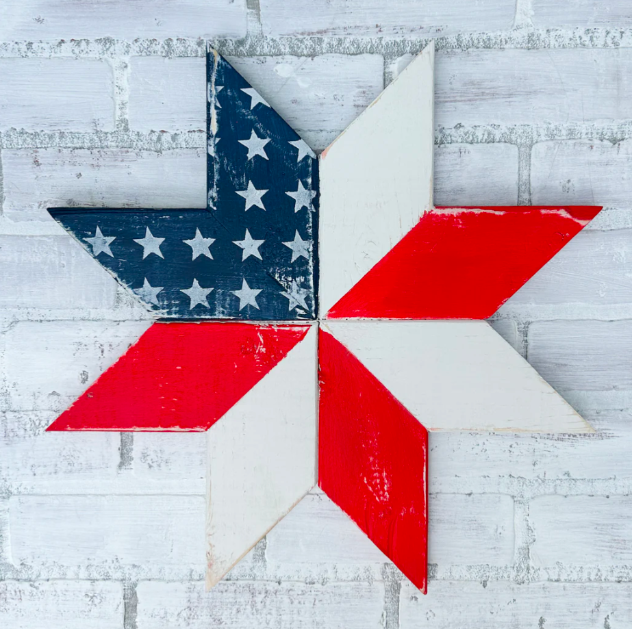 DIY Workshop: Patriotic Barn Star Wall Hanging - June 28 (1:00pm-3:00pm)