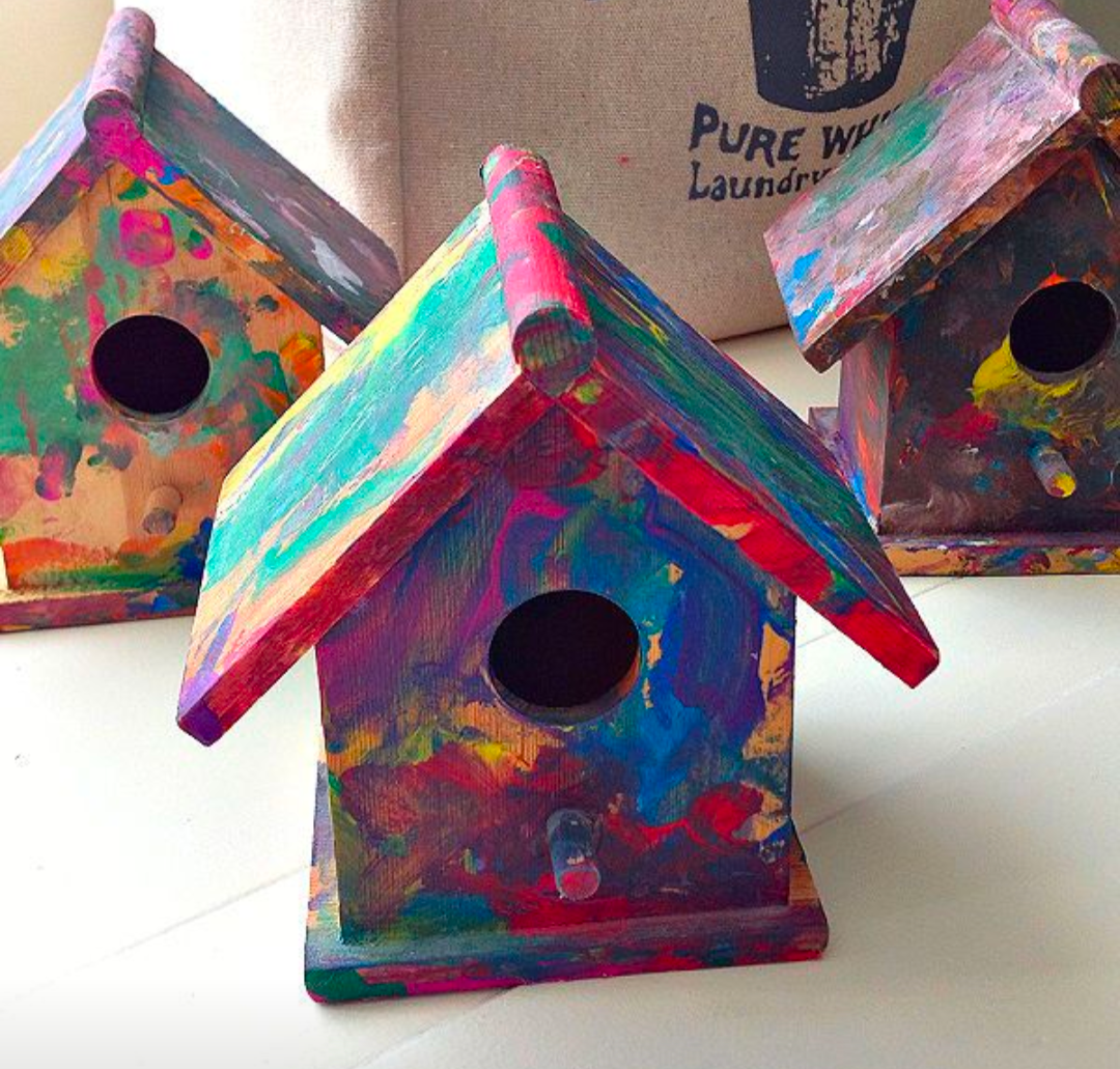 KIDS Workshop: Paint a Birdhouse - June 14th (11:00am-11:45am)