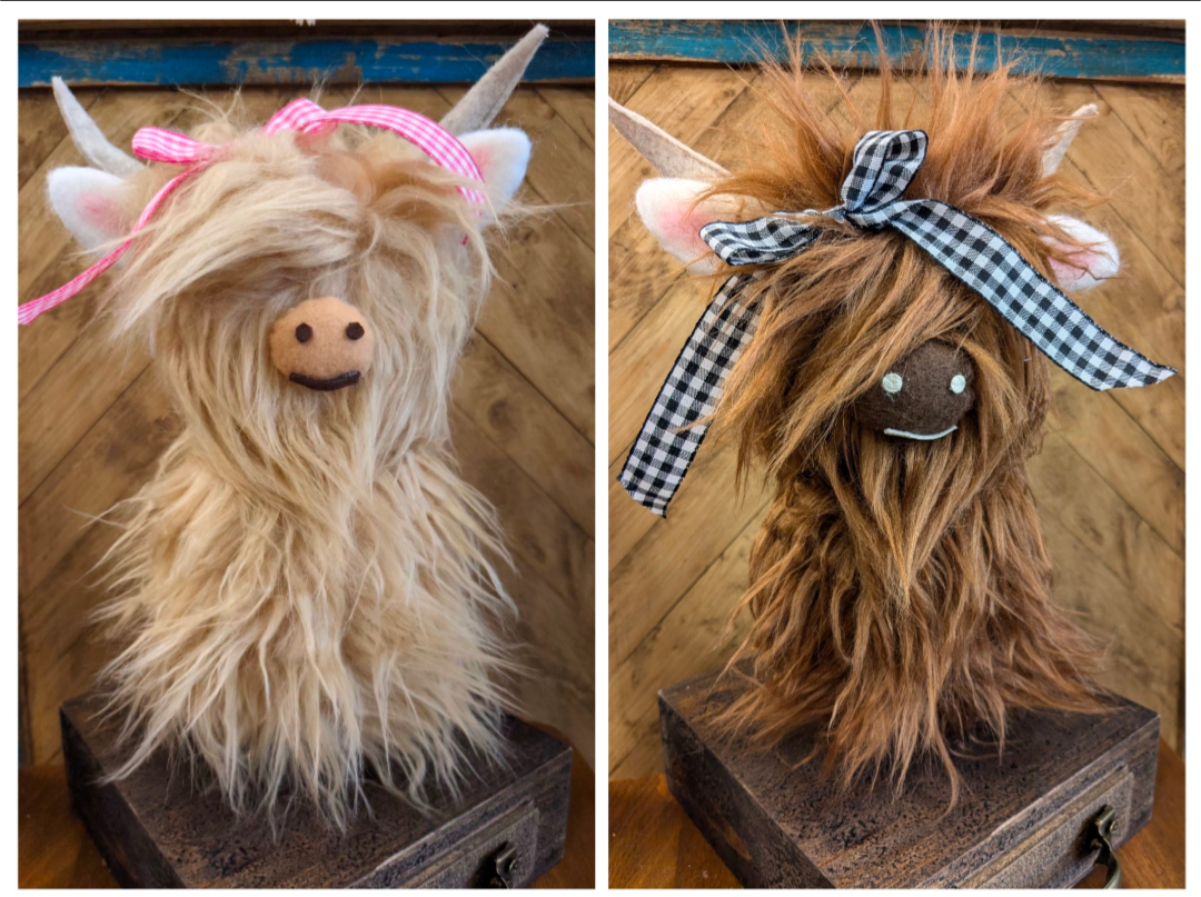 DIY Workshop: Create a Highland Cow Shelf Sitter - July 15th (6:30pm-7:30pm)