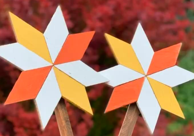 DIY Workshop: Fall Barn Star Plant Stakes(Set of 3) - September 11th (6:30pm-8:30pm)
