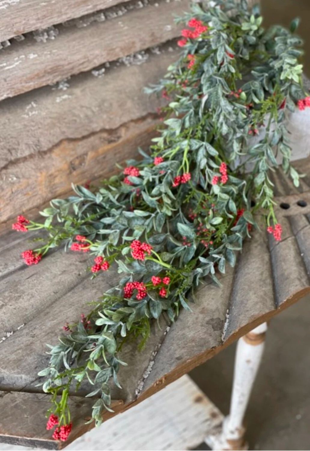 33&quot; Red Nottingham Berry Hanging Floral Pick