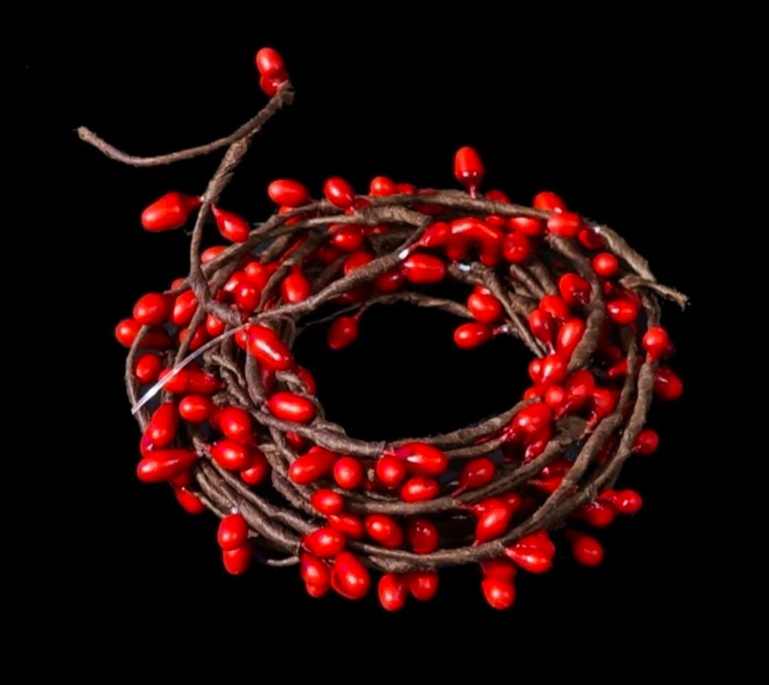 72&quot; Red Pipberry Pip String Garland