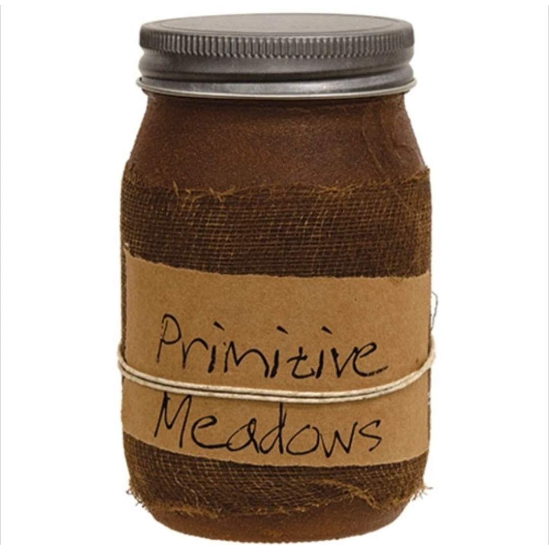 Black Crow Candle Primitive Meadows Jar Candle, 16oz