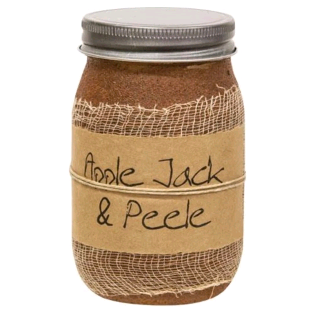 Black Crow Candle Apple Jack &amp; Peel Jar Candle, 16oz