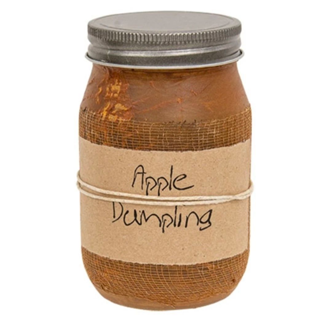 Black Crow Candle Apple Dumpling Jar Candle, 16oz
