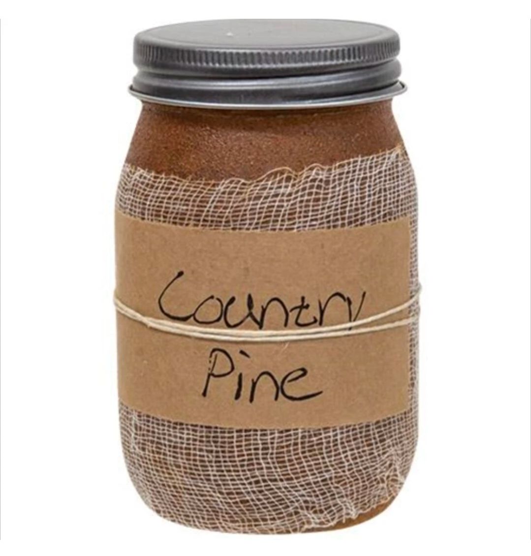 Black Crow Candle Country Pine Jar Candle, 16oz