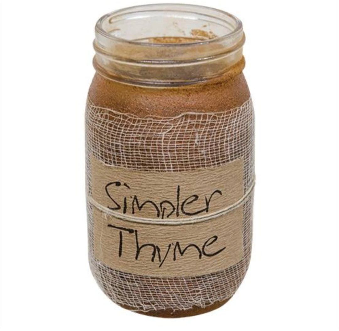 Black Crow Candle Simpler Thyme Jar Candle, 16oz