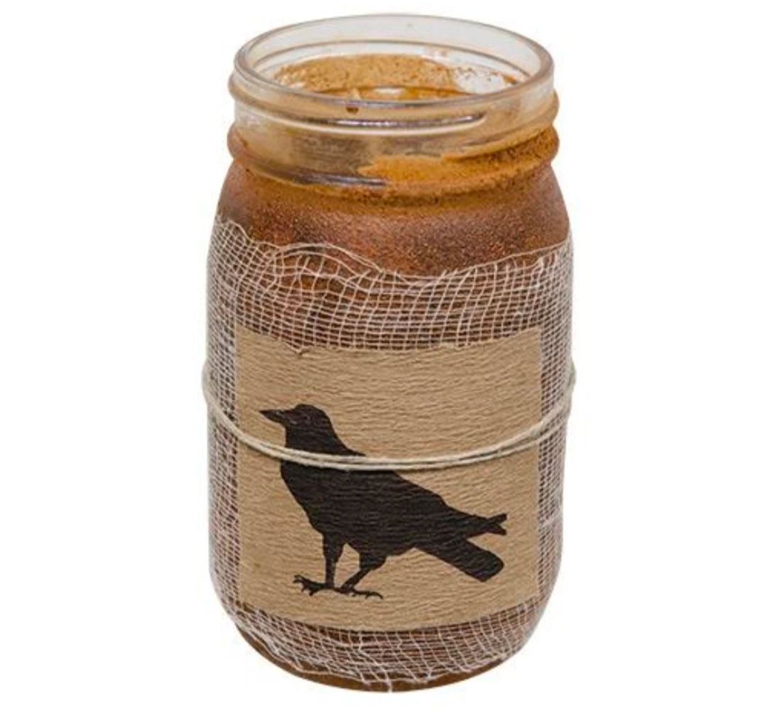 Black Crow Candle Brown Sugar Jar Candle, 16oz