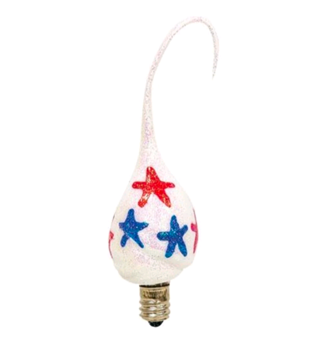Old Glory Primitive Country Americana Patriotic Silicone Bulb
