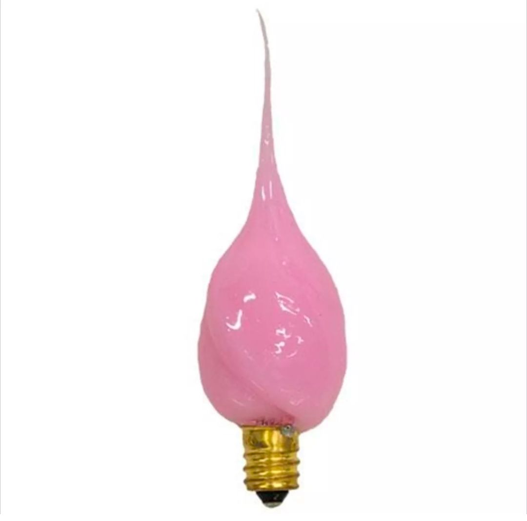Pastel Pink Silicone Dipped Bulb