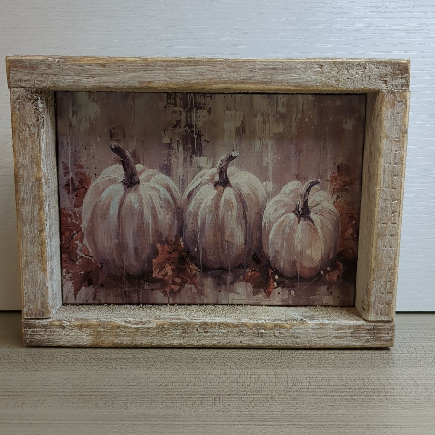 New Fall Autumn Shelf Sitter Art Print Decor 8-1/2&quot; x 6-1/2&quot;