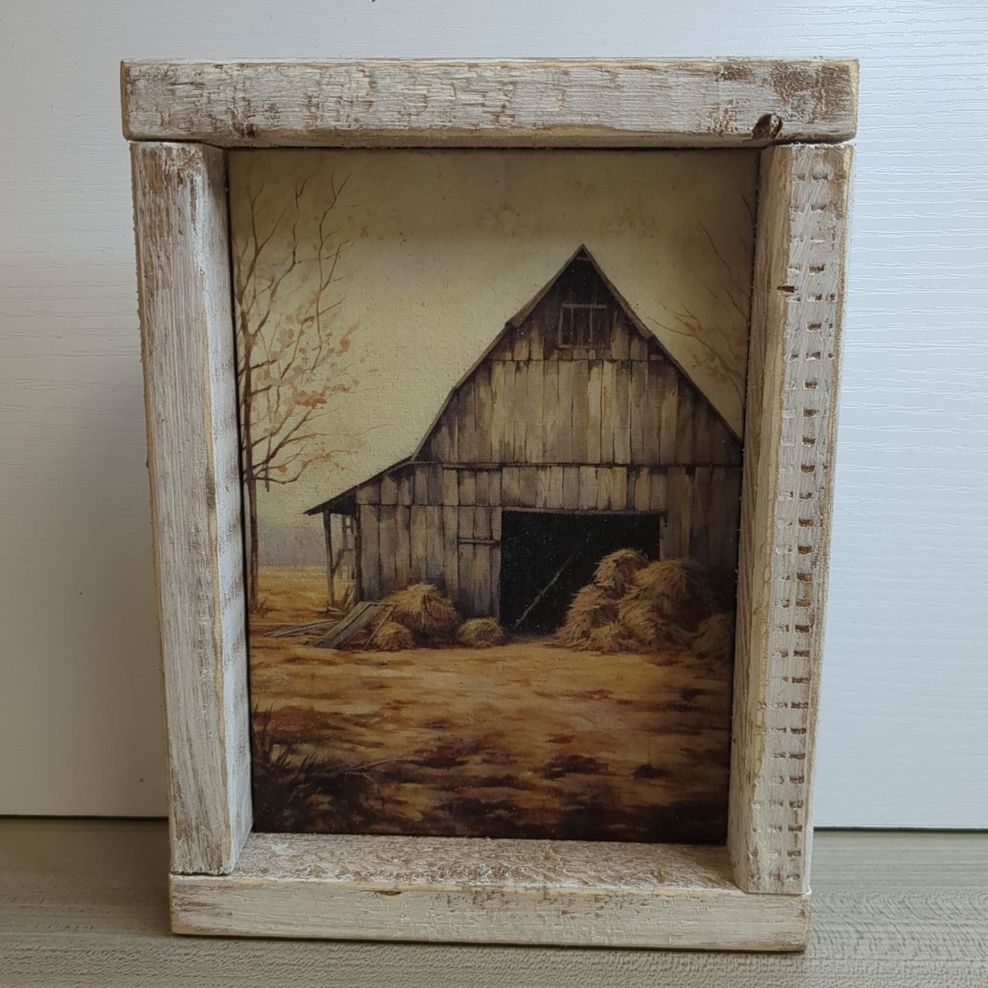 New Fall Autumn Shelf Sitter Art Print Decor 8-1/2&quot; x 6-1/2&quot;