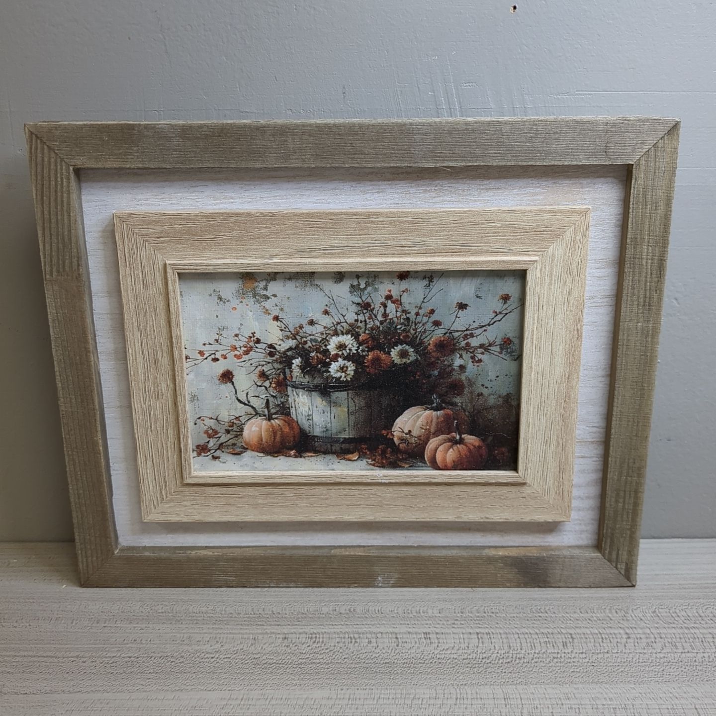 New Fall Autumn Shelf Sitter Art Print Decor 10&quot; x 8&quot;