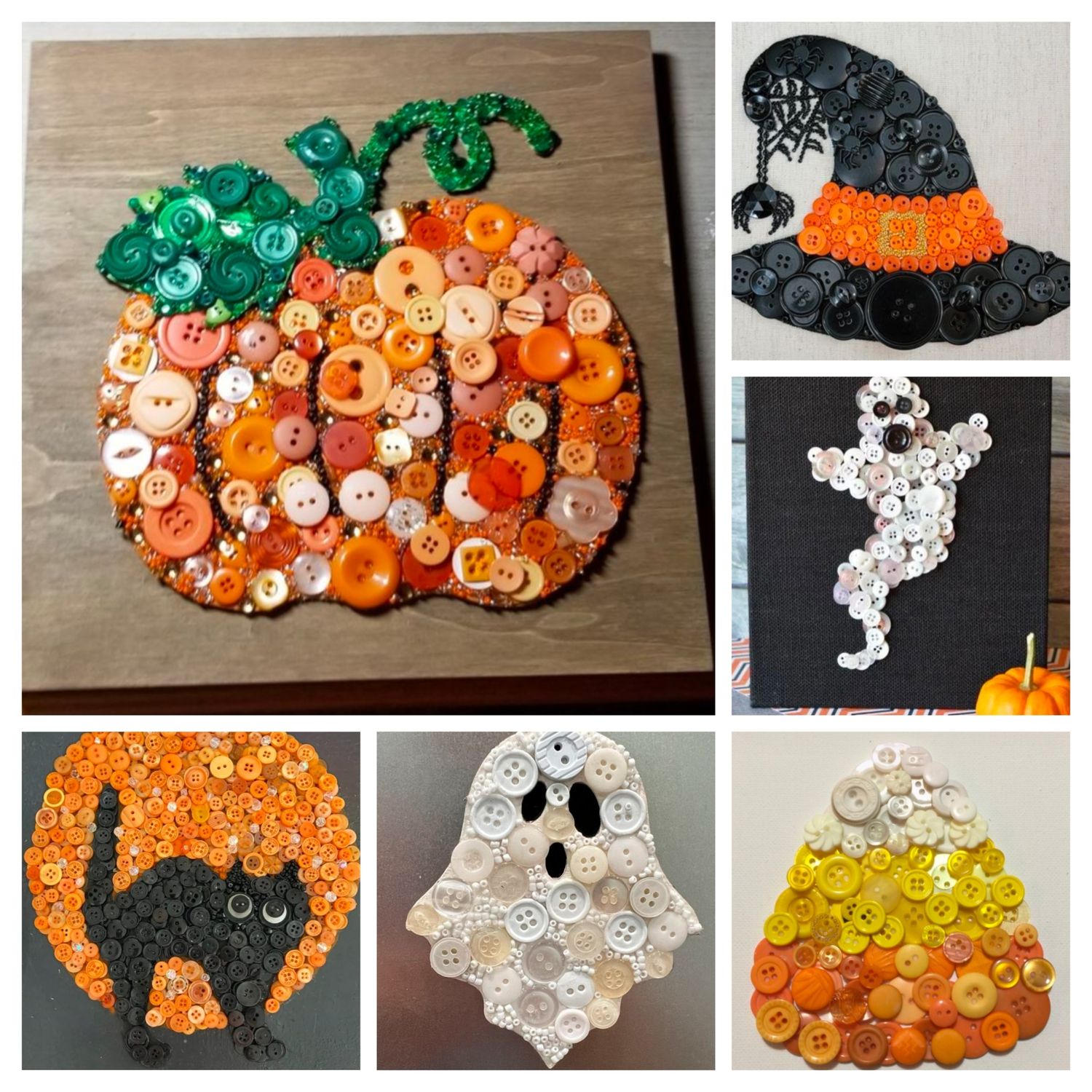 DIY Workshop: Fall Button Art Mosaic - October 15th (6:30pm-8:30pm)